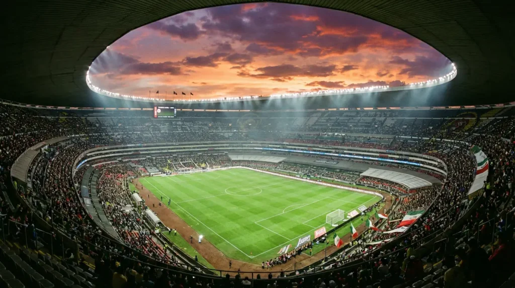 Estadio Azteca v Ciudad de México — dějiště zahájení MS 2026