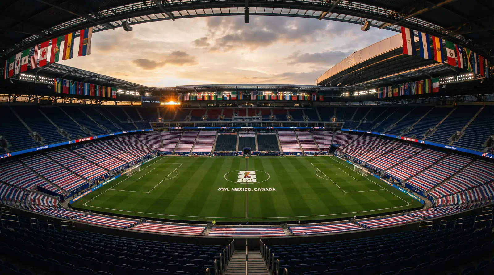 Přehled stadionů a skupin mistrovství světa 2026
